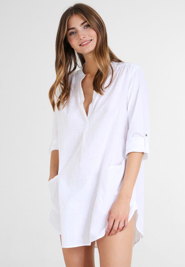 BEACH BASICS-BOYFRIEND BEACH SHIRT - Strandaccessoire