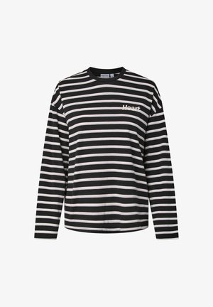 Pieces, LONG SLEEVED TOP PCSADIE PRINTED - T-shirt à manches longues - anthracite