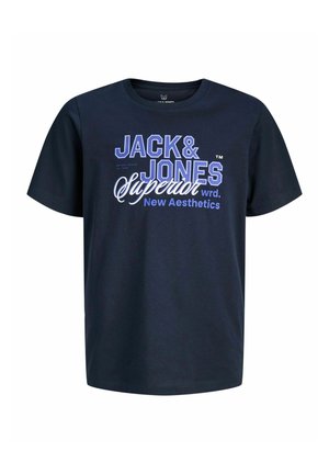 JUNIOR - Nyomott mintás póló - navy blazer