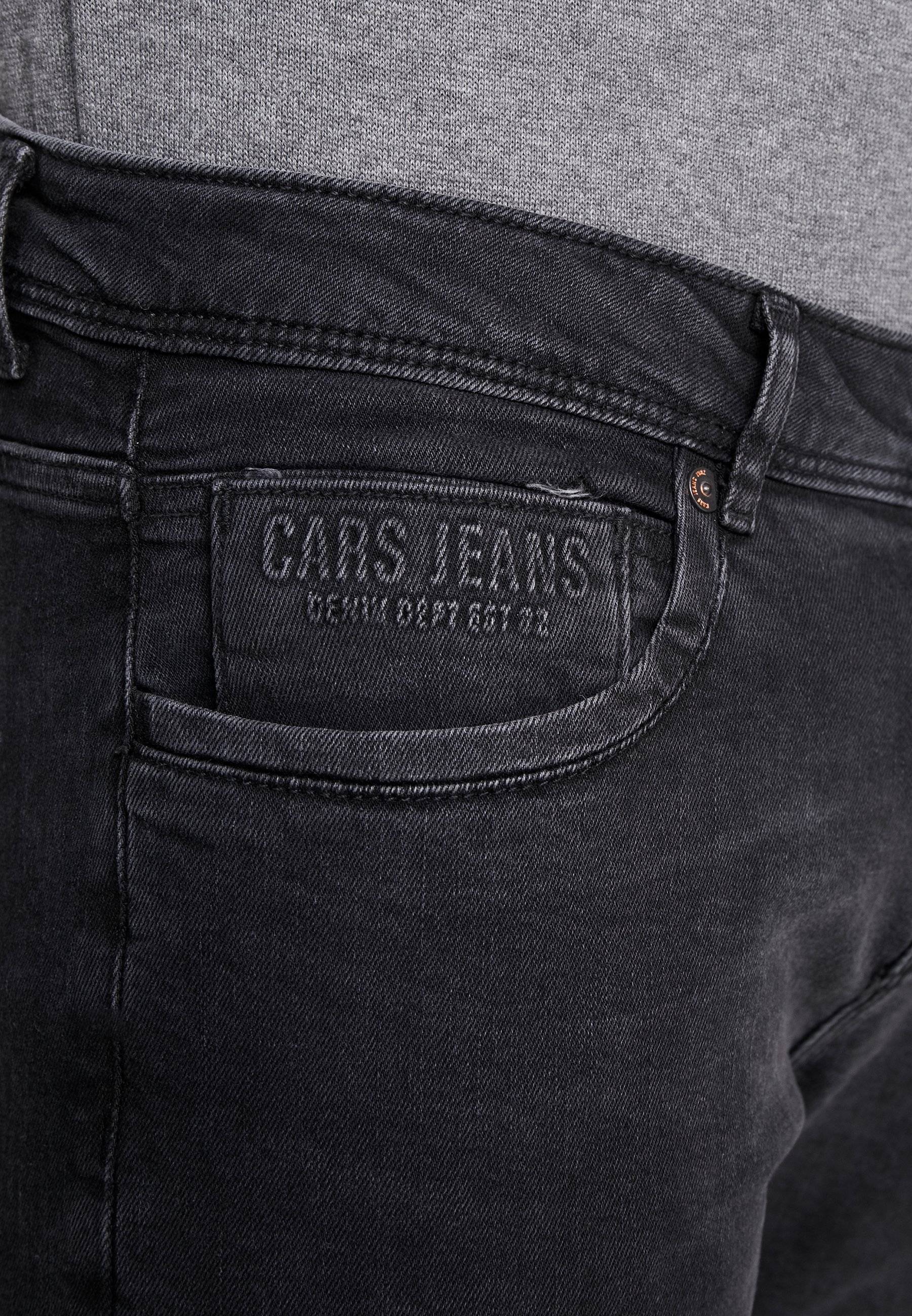Cars Jeans DOUGLAS - Straight leg jeans - black used/black denim -  Zalando.ie