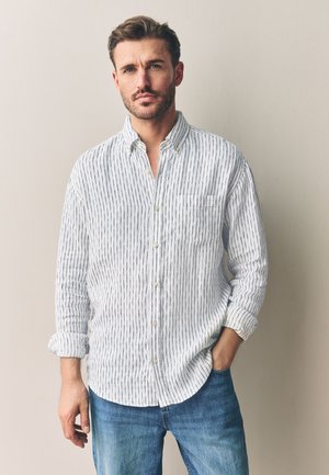 REGULAR FIT - SIGNATURE STRIPE LONG SLEEVE - Krekls - navy blue