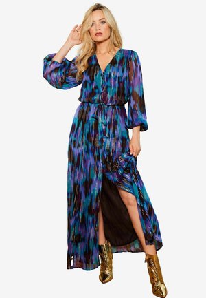 Love & Roses V NECK  MIDI REGULAR FIT - Maxi šaty - blue smudge