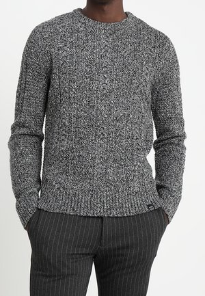 Pullover - mottled grey