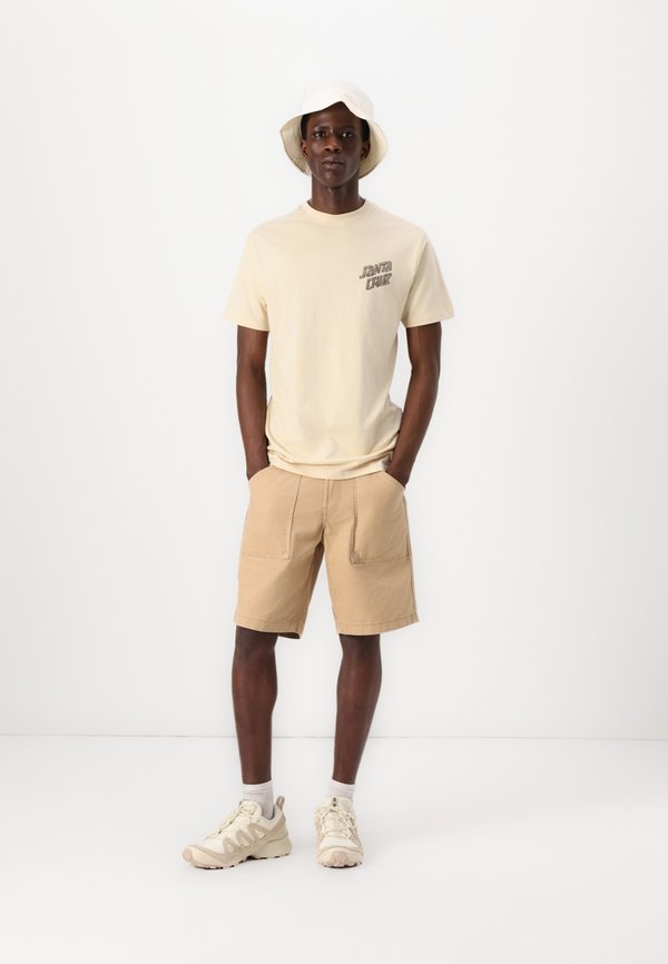 SCREAMING GRIZZLY UNISEX - Print T-shirt - blond wood2