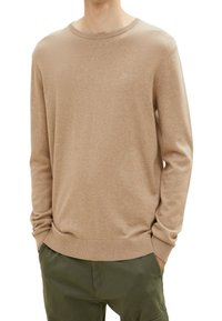 TOM TAILOR Strickpullover - light brown