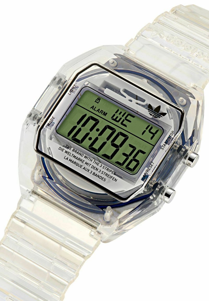 adidas Originals DIGITAL TWO CRYSTAL - Digitaal horloge - white