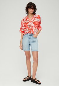 s.Oliver MIT FALTEN DETAIL - Bluse - orange