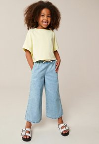 Next - WIDE LEG - Blugi loose fit - blue denim Imagine miniatură 1