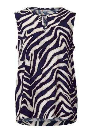 Street One MIT CUT-OUT - Bluse - blau