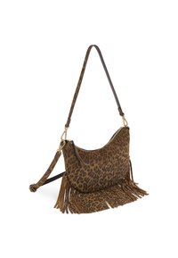 nat & nin LUNE FRANGE - Olkalaukku - leopard