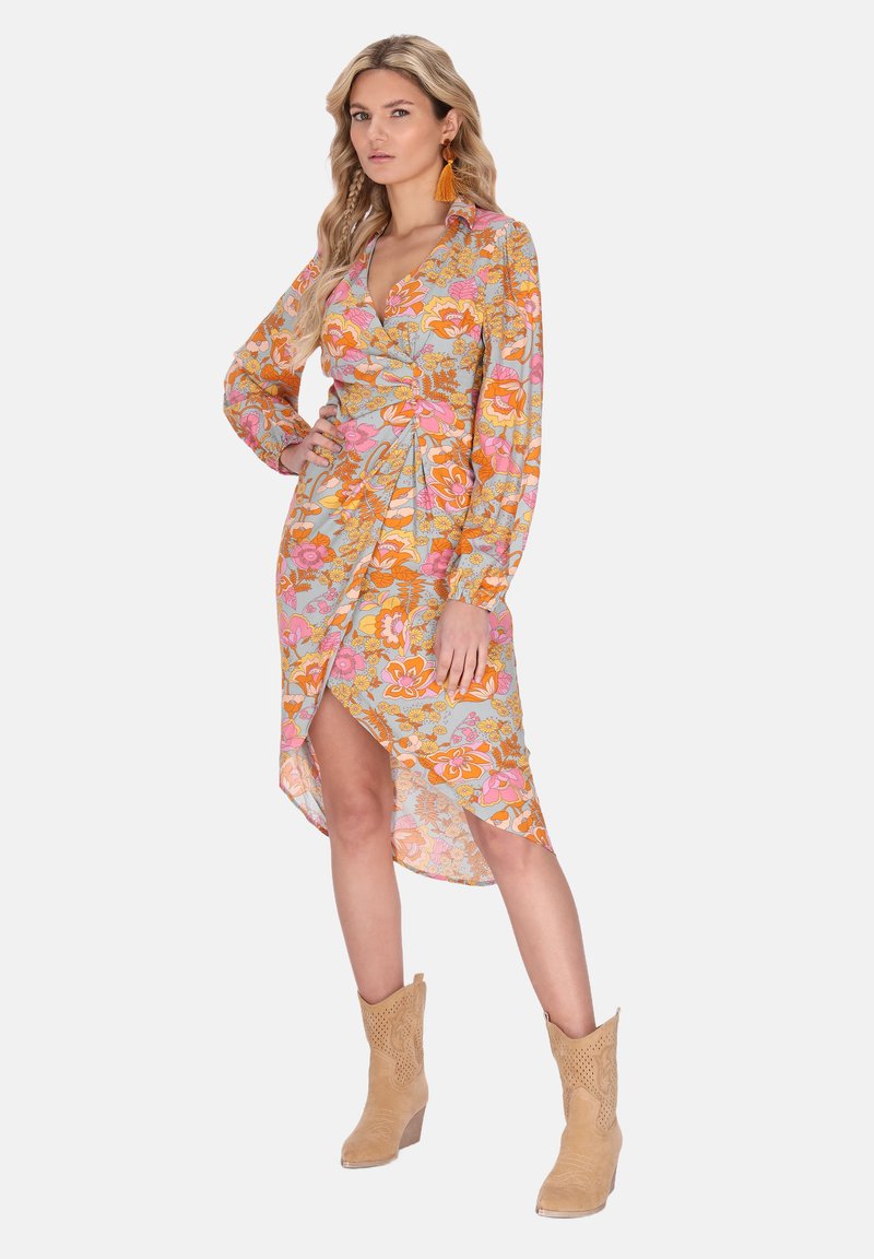 usha Vapaa-ajan mekko - stone grey multicolor