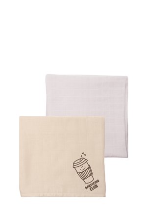 WINDEL BABYCCINO CLUB - Muslin blanket - beige/grau