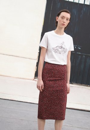 HOP IN - Print T-shirt - white