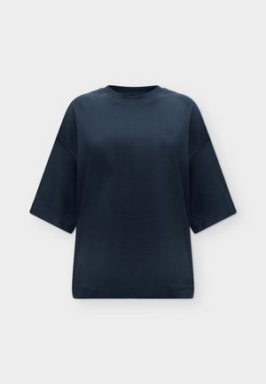 Selected, SLFCOLWOMAN OVERSIZED TEE - T-shirts basic - dark sapphire