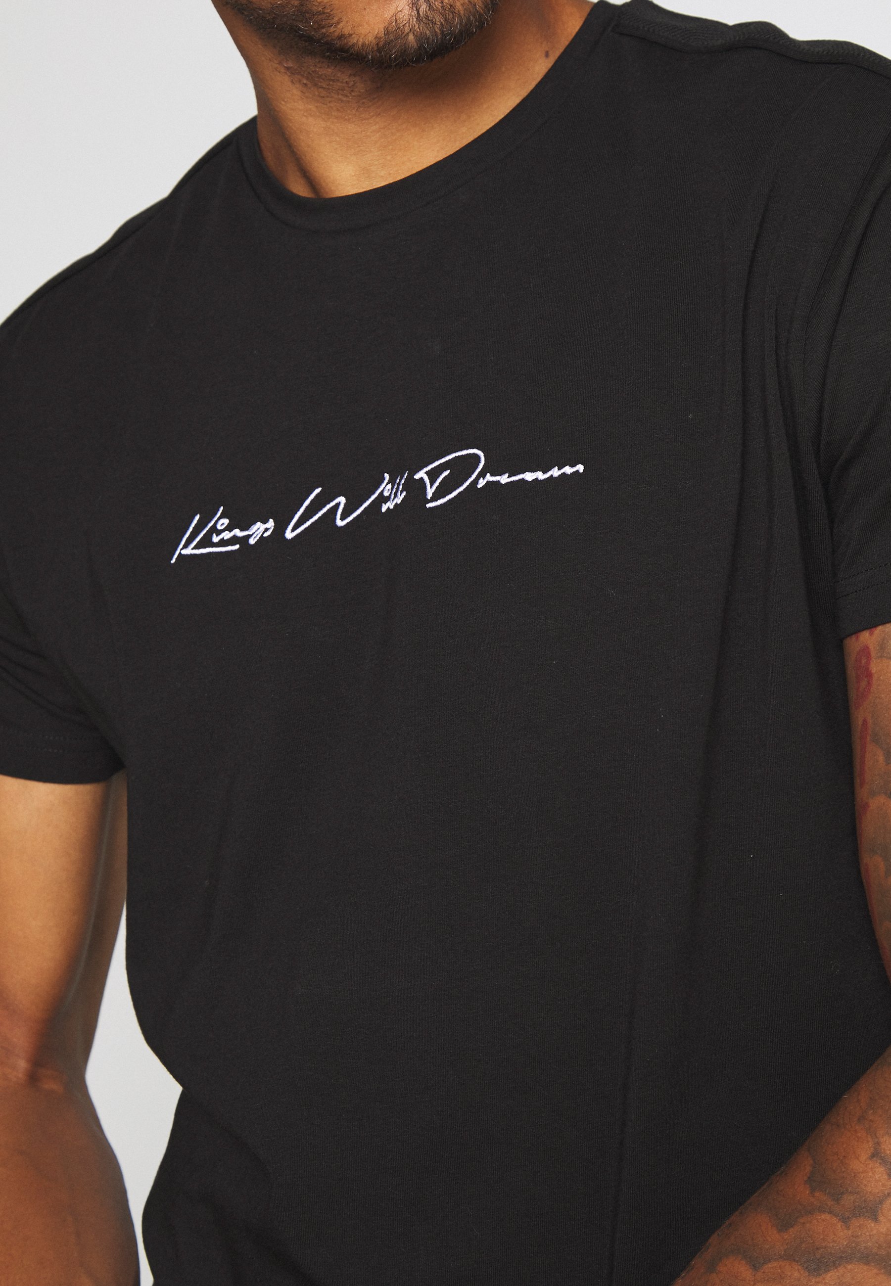 Kings Will Dream MLORTON T shirts med print black Kings Will Dream MLORTON - T-shirts med print - black