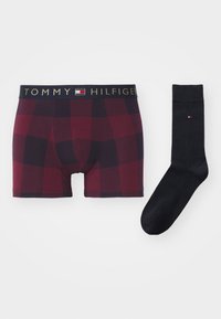 Tommy Hilfiger TRUNK SOCK SET - Boxer brief - black/red/dark blue