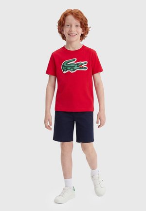 Lacoste, PUFF TEE - Μπλουζάκι με στάμπα - rouge