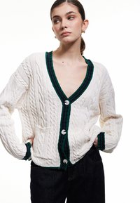 Koton V NECK - Cardigan - beige