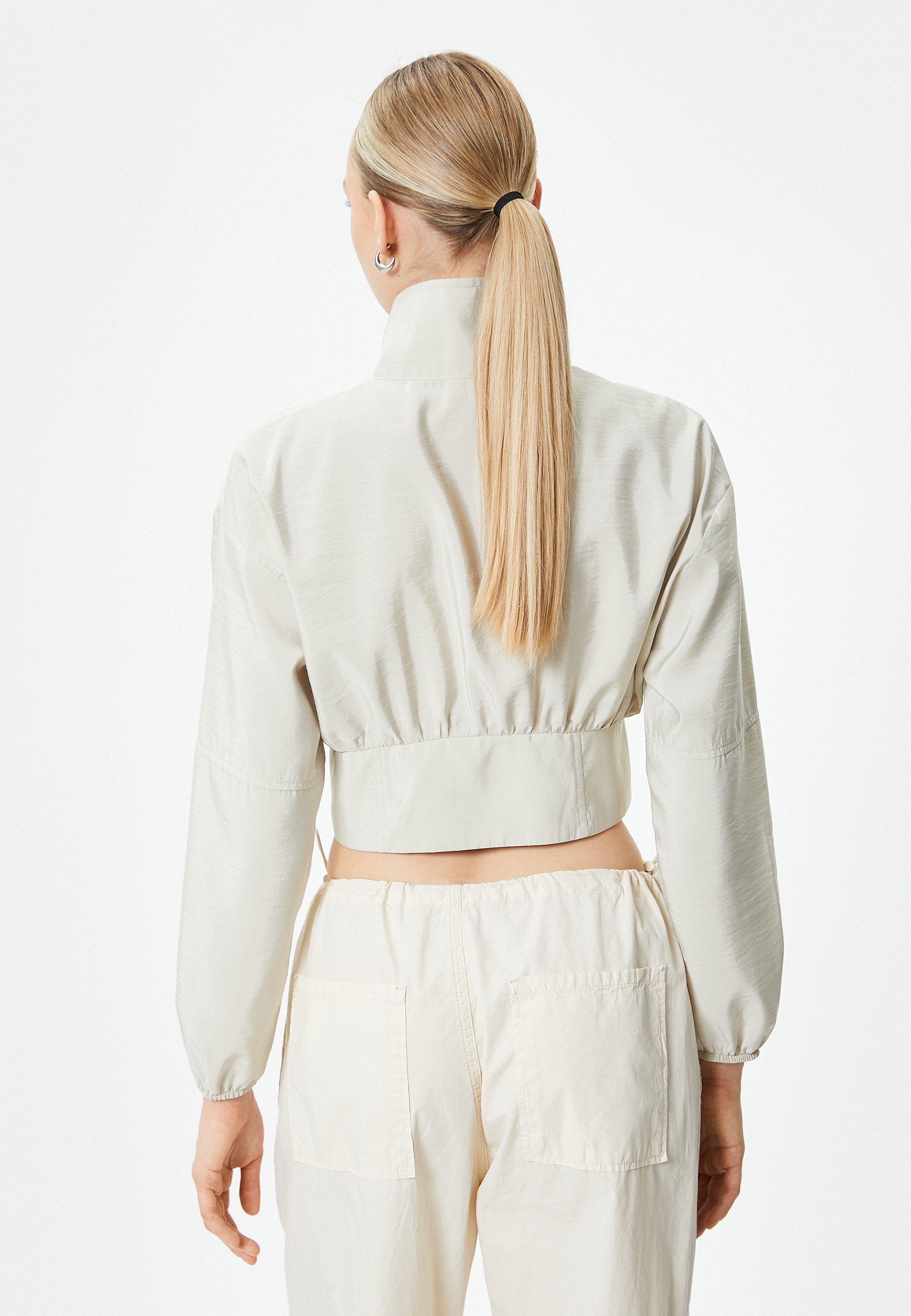 Koton CROP - Summer jacket - grey - Zalando