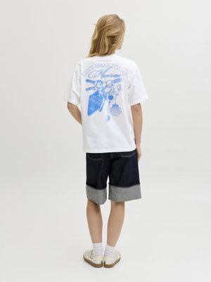 JJXX, JXMILLOW LOOSE SS TEE JRS SP326 - Majica kratkih rukava s printom - bright white