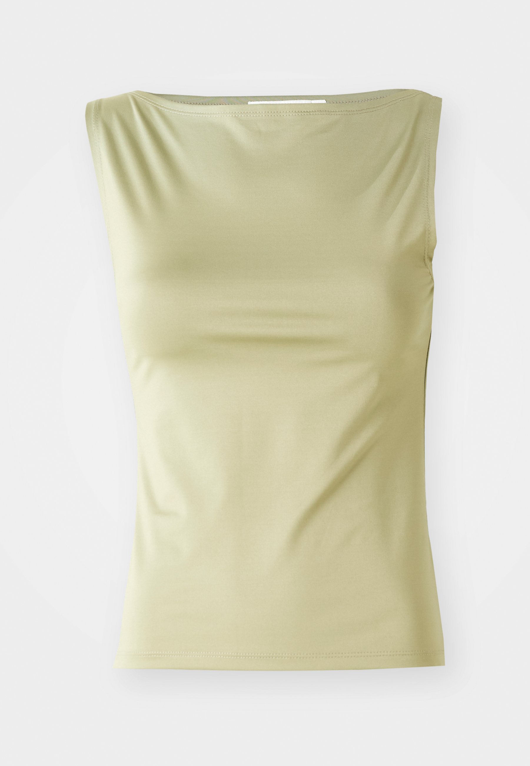 Weekday ANNIE BOATNECK SLEEVELESS - Top - olive green/khaki