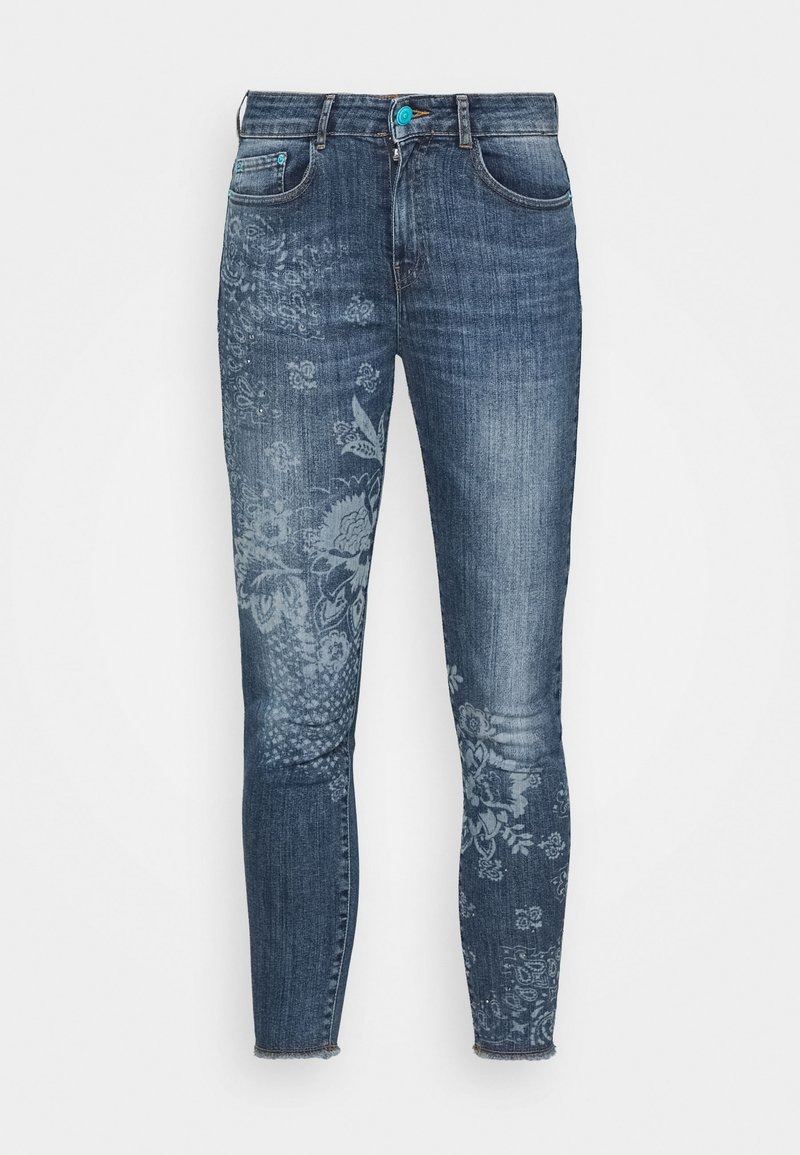 Desigual Jeans Skinny Fit blauw denim/bluedenim