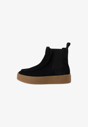 Tamaris, CHELSEA BOOT - Plateaustøvletter - black