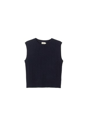 Striktrøje - navy