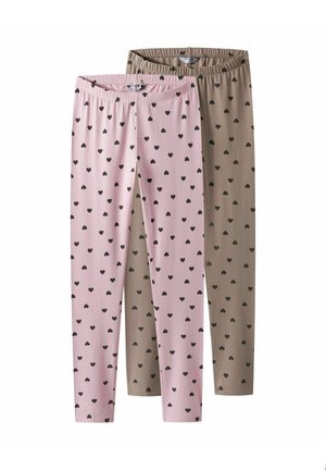 2-PACK AOP - Legging (type pantalon) - mocha meringue