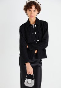 ONLY ONLSABRINA BOUCLE SHACKET - Jachetă de vară - black