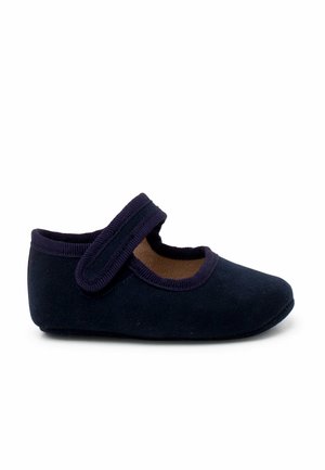 Ankle strap ballet pumps - azul marino