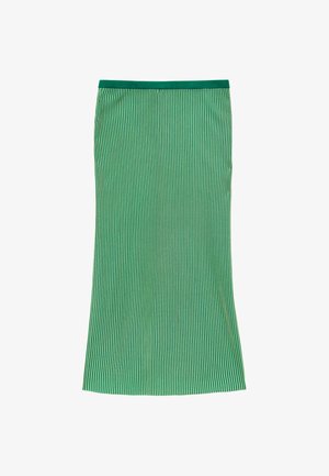 & OTHER STORIES, & OTHER STORIES RIB-KNIT MIDI SKIRT - Gonna a tubino - green