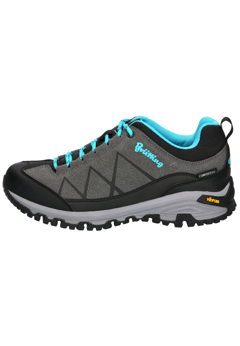 Damen Sportschuhe | Brütting KANSAS Trekkinghalbschuh grau schwarz türkis/grau - TM58831 Damen Sportschuhe | Brütting KANSAS Trekkinghalbschuh grau schwarz türkis/grau - TM58831