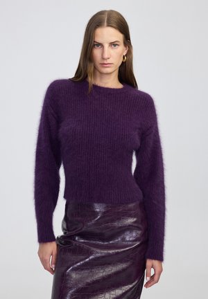 Strickpullover - purple