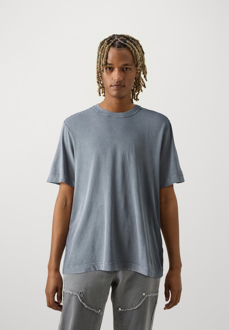 Abercrombie & Fitch - VINTAGE BLANK - T-shirt - bas - moon mist acid, Förstora