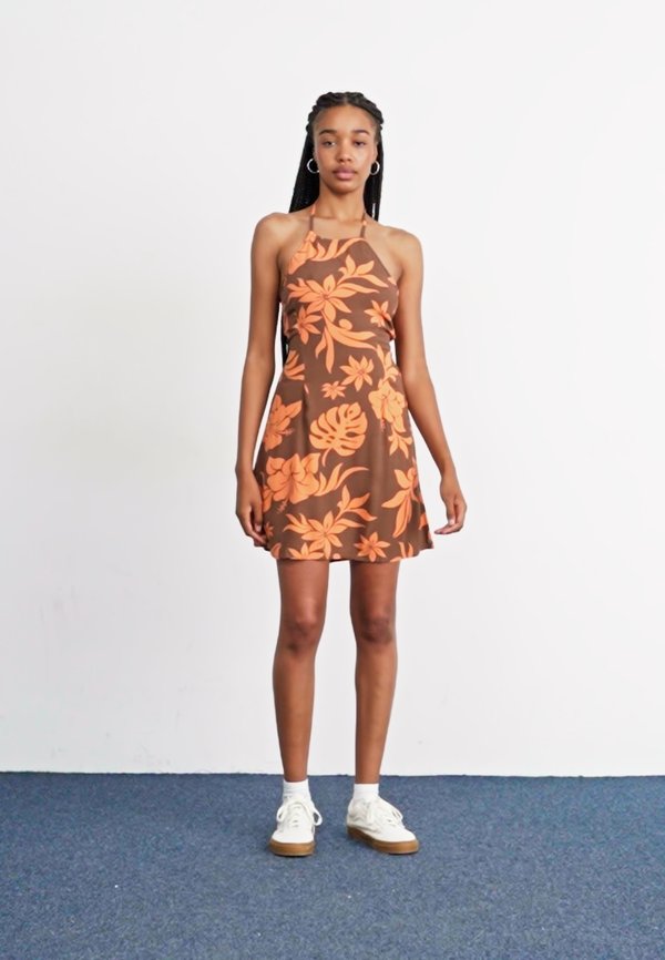 AFTER GLOW MINI  - Day dress - nectarine hula2