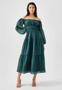 TUSSAH - SHANA MIDI  - Day dress - emerald Thumbnail Image 1