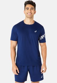 ASICS ICON SS TOP - Sports T-shirt - blue expanse birch