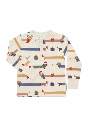 SANTA DOGS GRANDPA-STYLE - Long sleeved top - beige