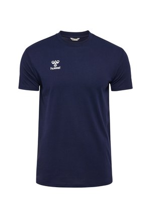 GO 2.0 CHEVRON S/S - Sport T-Shirt - marine