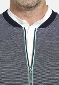 Charles Colby DUKE MELVYN - Sweatjacke - dunkelblau gestreift