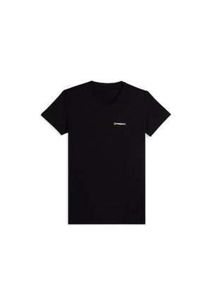 WITH LOGO - Camiseta básica - black