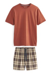 Unselected, orange tan check