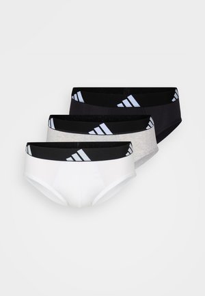 BRIEF 3 PACK - Briefs - grey/black/white