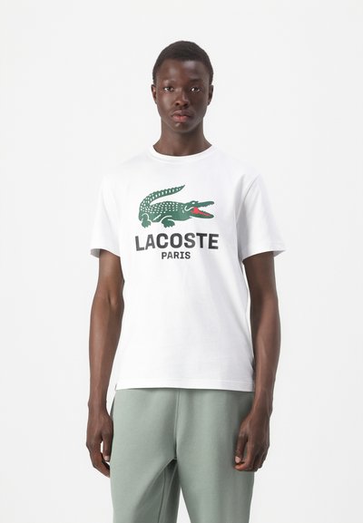 Lacoste Тениска с щампа - white