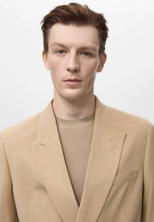 BOSTON REGULAR-FIT DOUBLE-BREASTED  - Blazer jacket - beige2