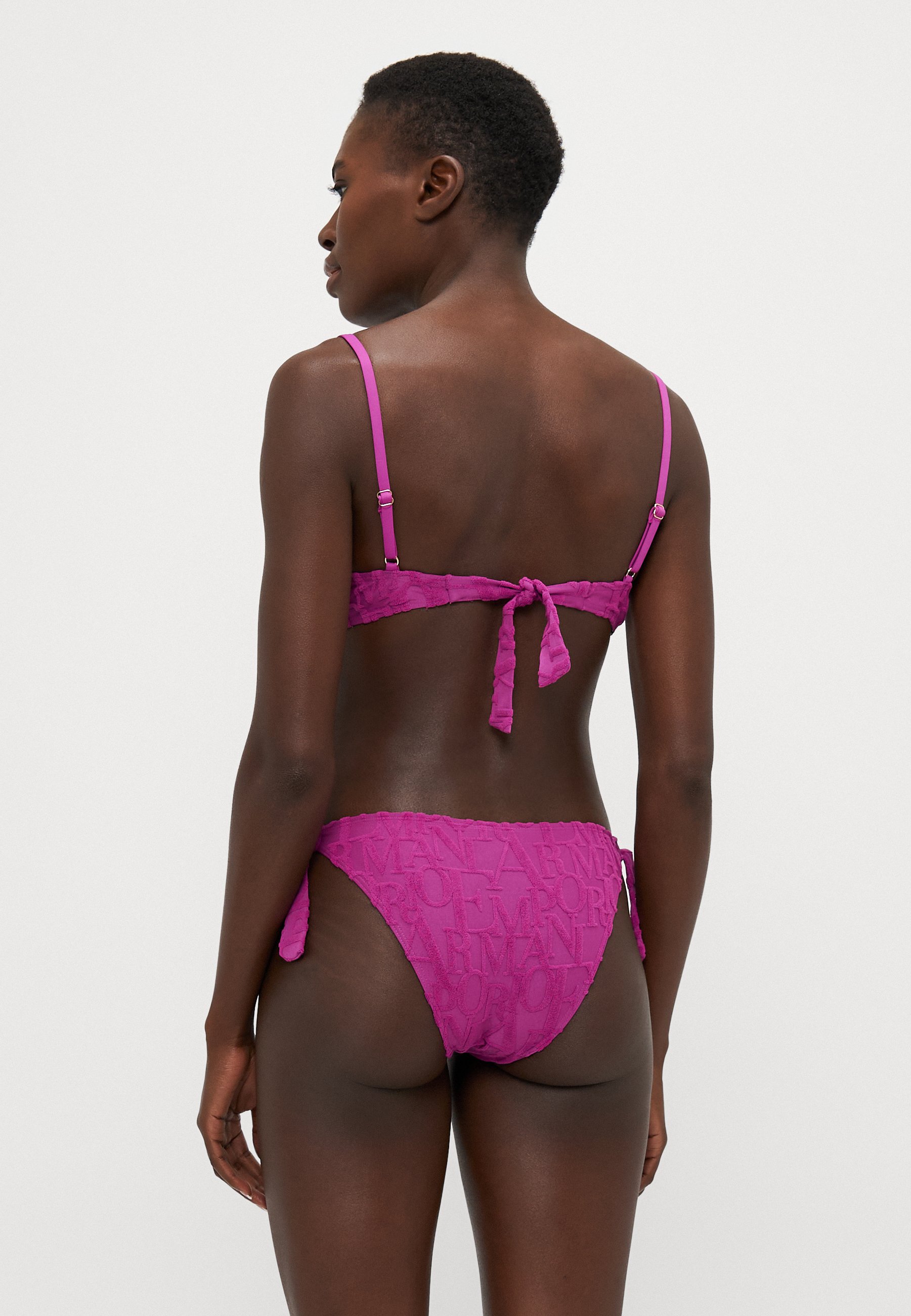 Emporio Armani PUSH UP BOW - Bikini - lilac/purple - Zalando