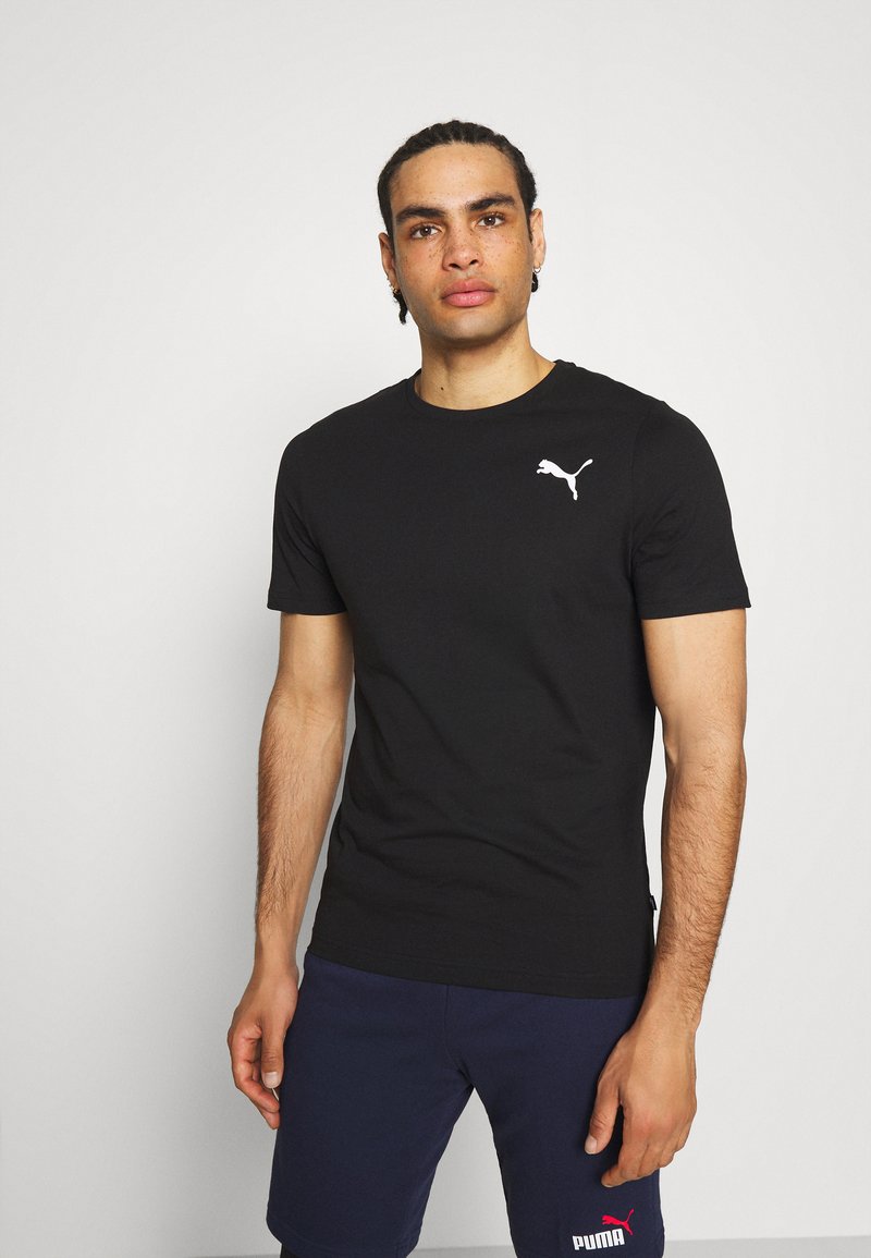Puma SMALL LOGO  - Paprasti marškinėliai - puma black cat