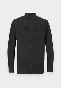 JJESHERIDAN SHIRT - Camisa - black denim