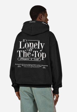 NOTO - Sweat à capuche - washed black